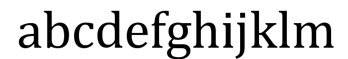 Cambria Font LOWERCASE