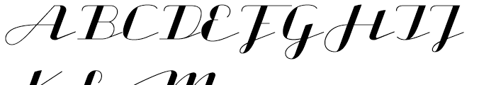 CA Capoli Regular Font UPPERCASE