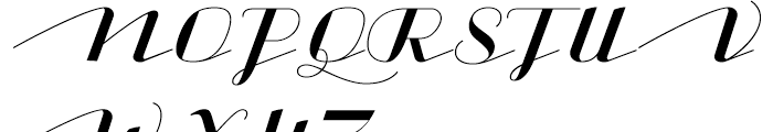 CA Capoli Regular Font UPPERCASE