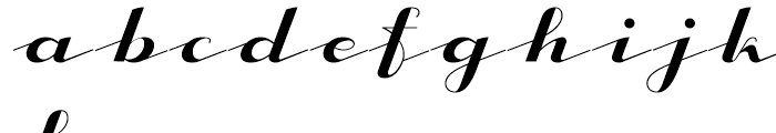 CA Capoli Regular Font LOWERCASE