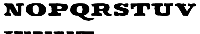 CA Coronado Regular Font LOWERCASE