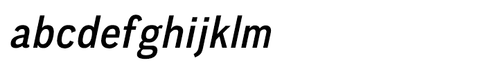 CA Normal Medium Italic Font LOWERCASE