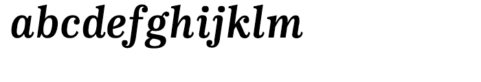 CA Normal Serif Bold Italic Font LOWERCASE