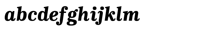 CA Normal Serif ExtraBold Italic Font LOWERCASE