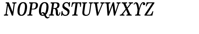 CA Normal Serif Medium Italic Font UPPERCASE