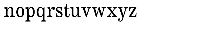 CA Normal Serif Regular Font LOWERCASE