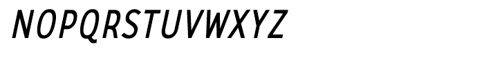 CA Zaracusa Narrow Italic Font UPPERCASE
