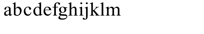 Cabanus Light Font LOWERCASE