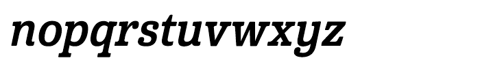 Cabrito Condensed Bold Italic Font LOWERCASE