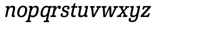 Cabrito Condensed Demi Italic Font LOWERCASE