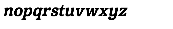Cabrito Condensed Extra Bold Italic Font LOWERCASE
