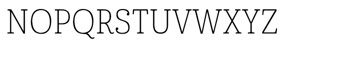Cabrito Condensed Thin Font UPPERCASE