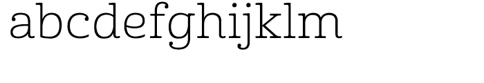 Cabrito Expanded Light Font LOWERCASE