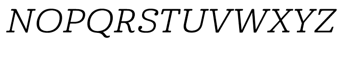 Cabrito Expanded Regular Italic Font UPPERCASE