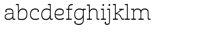 Cabrito Inverto Extended Light Font LOWERCASE
