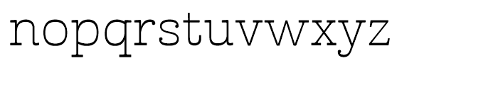 Cabrito Inverto Extended Light Font LOWERCASE