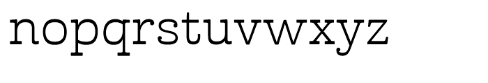 Cabrito Inverto Extended Regular Font LOWERCASE