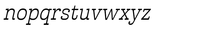 Cabrito Inverto Normal Italic Font LOWERCASE