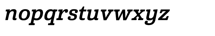 Cabrito Normal Bold Italic Font LOWERCASE