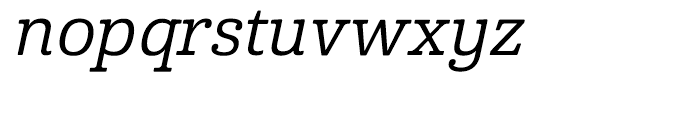 Cabrito Normal Medium Italic Font LOWERCASE