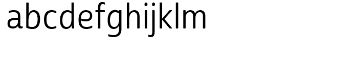 Cabrito Sans Condensed Regular Font LOWERCASE