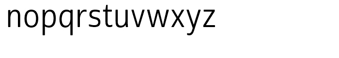 Cabrito Sans Condensed Regular Font LOWERCASE