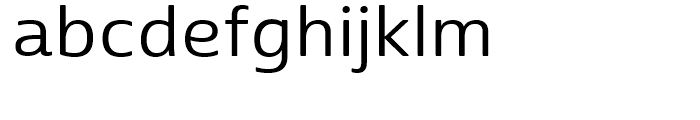 Cabrito Sans Extended Medium Font LOWERCASE