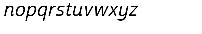 Cabrito Sans Normal Medium Italic Font LOWERCASE