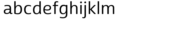 Cabrito Sans Normal Medium Font LOWERCASE