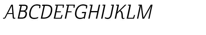 Cabrito Semi Cond Regular Italic Font UPPERCASE