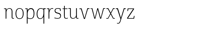 Cabrito Semi Cond Thin Font LOWERCASE