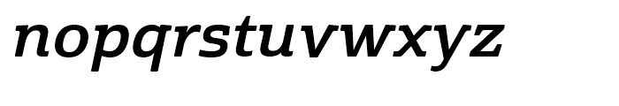 Cabrito Semi Ext Bold Italic Font LOWERCASE