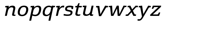 Cabrito Semi Ext Demi Italic Font LOWERCASE