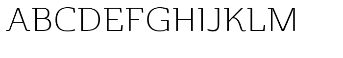 Cabrito Semi Ext Light Font UPPERCASE