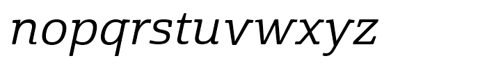 Cabrito Semi Ext Medium Italic Font LOWERCASE