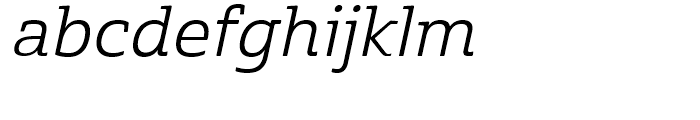 Cabrito Semi Ext Regular Italic Font LOWERCASE