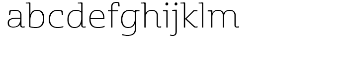 Cabrito Semi Ext Thin Font LOWERCASE