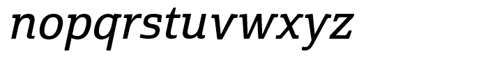 Cabrito Semi Norm Demi Italic Font LOWERCASE