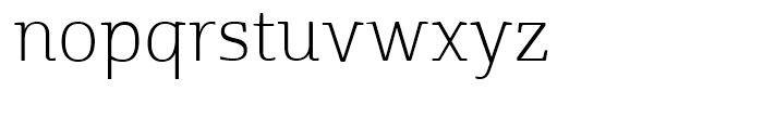 Cabrito Semi Norm Light Font LOWERCASE