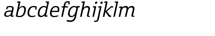 Cabrito Semi Norm Medium Italic Font LOWERCASE