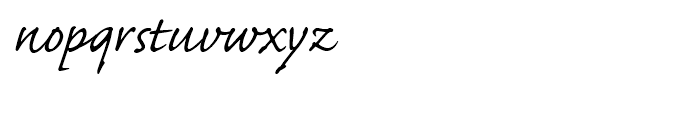 Caflisch Script Regular Font LOWERCASE