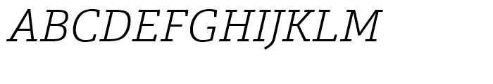 Calanda ExtraLight Italic Font UPPERCASE