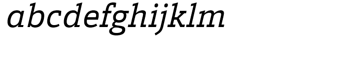 Calanda Italic Font LOWERCASE