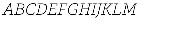 Calanda Thin Italic Font UPPERCASE
