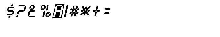Calculus Oblique Font OTHER CHARS