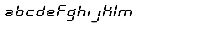 Calculus Oblique Font LOWERCASE