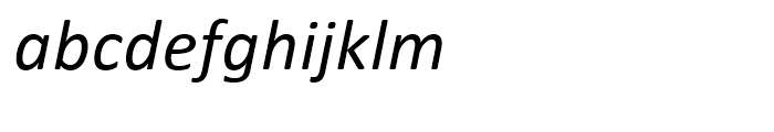 Calibri Italic Font LOWERCASE