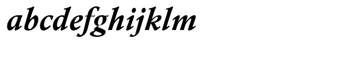 Calisto Bold Italic Font LOWERCASE
