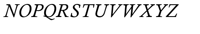 Calisto Italic Font UPPERCASE