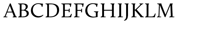 Calluna Regular Font UPPERCASE